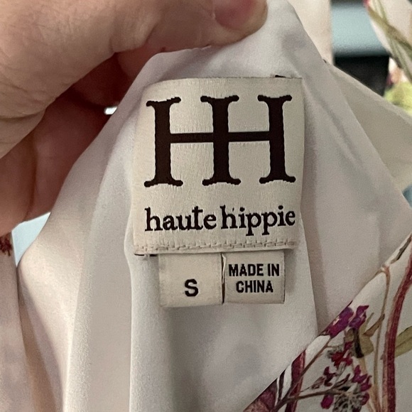 Haute Hippie 'Eden' Slip Cami Summer 100% Silk Party Work Date {$245 Retail} XS - Picture 3 of 7